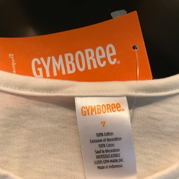 NWT GYMBOREE Girls Summer Tee Shirt, Size 7 - Picture 3 of 6